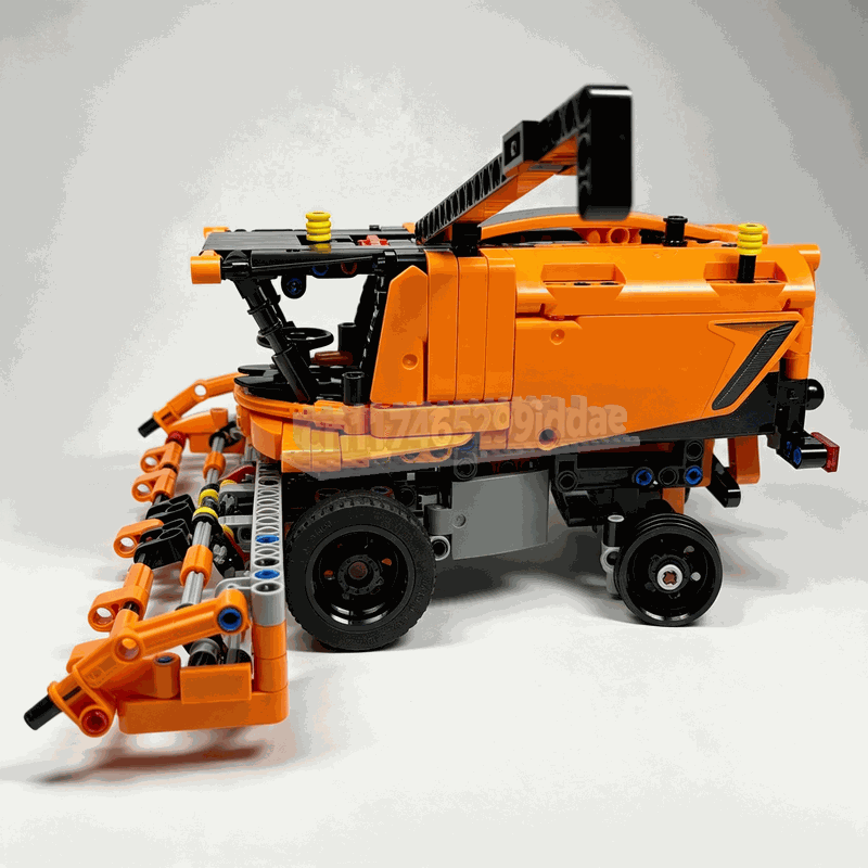 512PCS Combine Harvester MOC A - Agriculture Farming Education ulasan dan harga