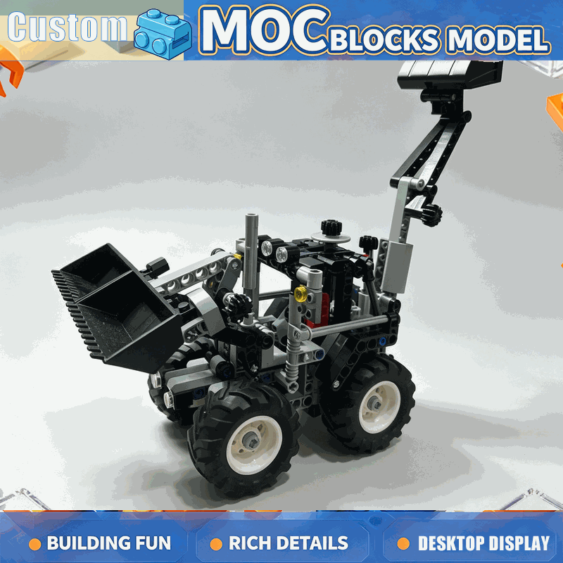 628PCS MOC Farm Tractor with T - Agriculture Farming Education ulasan dan harga